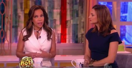 Sunny Hostin Nearly Speechless as Whoopi Goldberg Unleashes Fiery Defense of Wilmore's Use of N-Word at WHCD