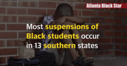 University of Pennsylvania Study Finds Most School Suspensions of Black Children Are in the South
