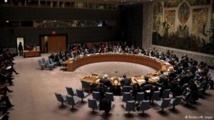 The UN Security Council (Photo via DW.com)
