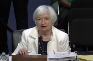 Federal Reserve Chair Janet Yellen Testifies Before Senate Banking Committee. C-SPAN.