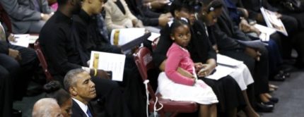 Thousands Attend Pinckneyâ€™s Funeral Obama Addresses Racial Issues