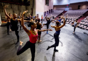 A master class led by the DCDC during their October 2015 residency at Alabama State University. Photo by David Campbell