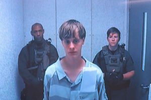 Dylann Roof during hearing