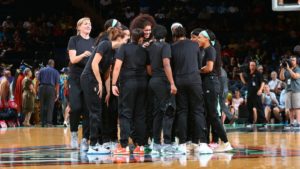 New York Liberty protests in support of Black Lives Matter (Fox Sports)