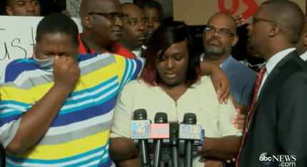 Heartbreaking: #AltonSterling's Teenage Son Weeps Uncontrollably as Mother Talks About Father's Killing in News Conference