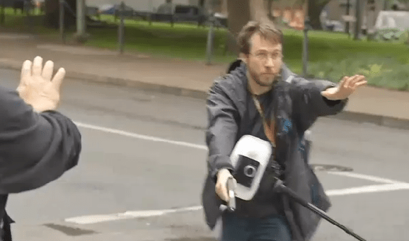 White Journalist Pulls Gun on Protesters, Plays Victim Card Until Judge Uncovers His Racist Past