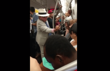 Racist Trump Supporter Throws Hissy-fit over Seat on Subway: 'Put Them Back in The F*****g Fields'Â 