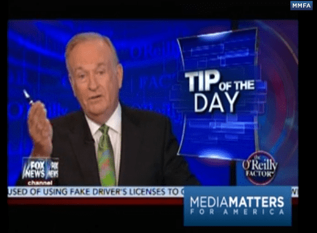 bill o reilly tip of the day
