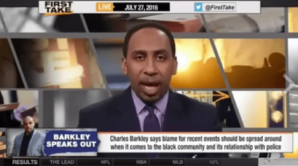 Stephen A. Smith Arrogantly Defends Charles Barkley Against Critics Is This a New Low?