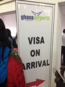 Visas on Arrival at Accra Airport (Photo via Flickr)