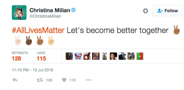 christina-millian-#AllLivesMatter