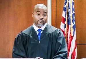 Judge Olu Stevens, who was suspended without pay for speaking out against racism in judicial system.
