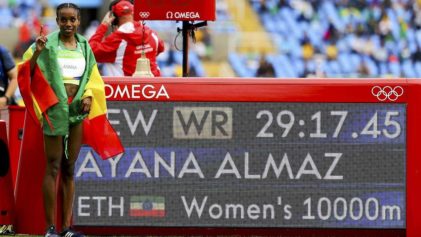 Ethiopia's Almaz Ayana Wins Africa's First Gold Medal, Breaks World Record