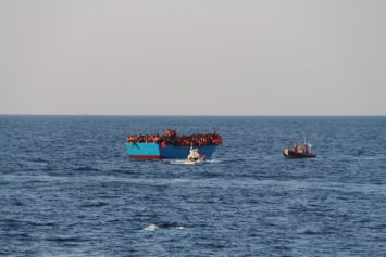 Italian Coastguard Rescues Thousands of Migrants Traveling from Libya