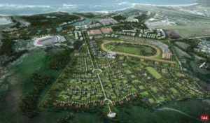 The $2.6 billion Pearl of the Caribbean development for the island of St. Lucia will include entertainment, housing, recreation, a casino and a race track.