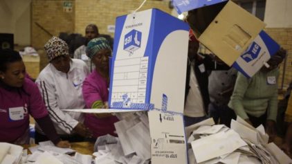 ANC Trailing Opposition Democratic Alliance in South Africa Election