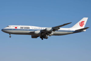 Air China Boeing 747 in flight (Wikipedia)