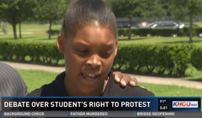 Texas Student Kneels for Pledge of Allegiance, Florida Principal Threatens Would-BeÂ Protesters