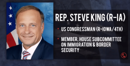 Rep. Steve King Thinks Kaepernick Should Only Take a 'Knee to Beg for Forgiveness' from America