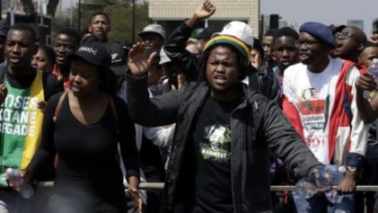 South Africa PoliceÂ Fire Stun Grenades, Arrest 31 Students as They Protests for Equal Education