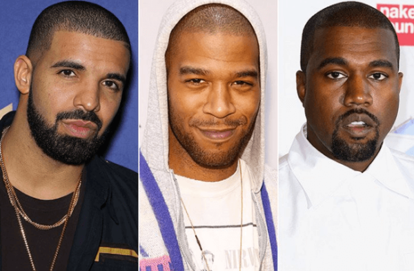 Drake, Kanye West and Kid Cudi (Twitter)