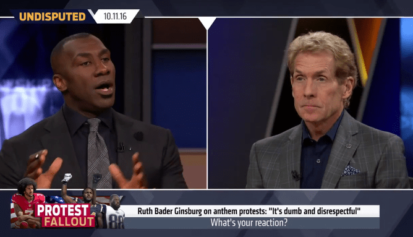Shannon Sharpe Reminds Ruth Ginsburg That Her Bias Against Kaepernick Carries Real Consequences