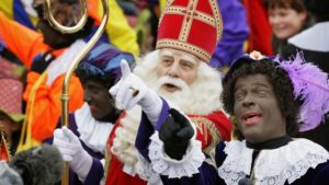 Dutch locals celebrate Christmastime tradition of Zwerte Piet. Image courtesy of Reuters. 
