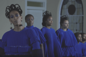 Solange in the "Don't Touch my Hair" music video (Columbia Records screenshot)