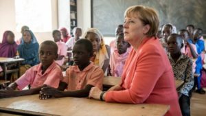 Chancellor Merkel told Germans that Africa's wellbeing was "in Germany's interest"/EPA