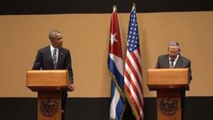 Obama and Raul Castro at their press conference in Havana on March 21, 2016. Photo: telesurtv.net