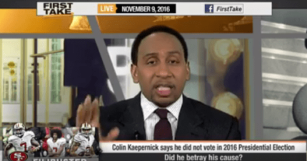 Stephen A. Smith Recklessly Rips Colin Kaepernick For Not Voting