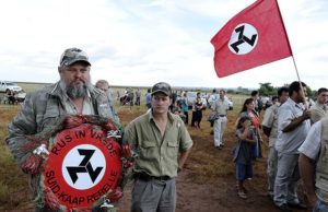 Members of the Afrikaner Resistance Movement.