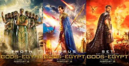 Gods of Egypt' Releases Posters - Twitter Has a Field Day