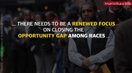 Sign of the Times: Earnings Gap Between White and Black Men Is Reminiscent of the 1950s