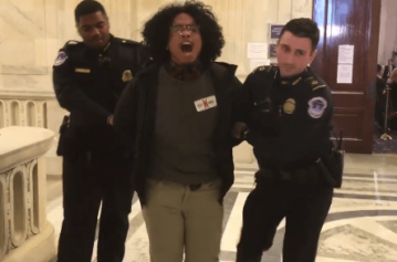 Protesters Disrupt First Day of Jeff Sessions' AG Confirmation Hearing