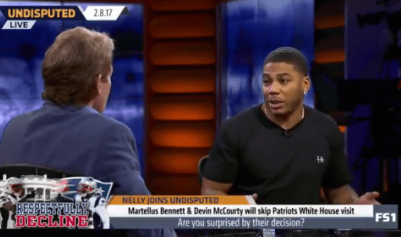 Skip Bayless Fails Miserably to Convince Nelly That Patriots Players Should Make White House Visit