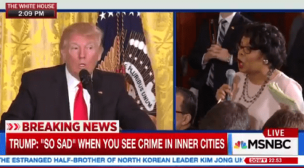 Trump Asks Black Journalist to Arrange Meeting with CBC â€” 'Are They Friends of Yours?'