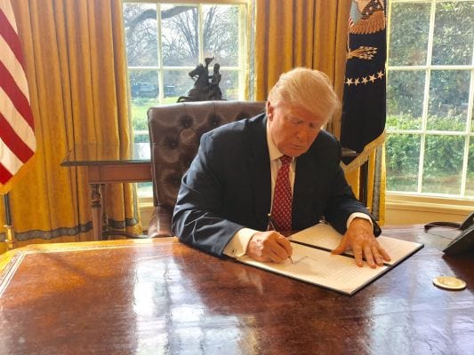 Trump Signs New Executive Order Banning Travelers from Six Muslim
