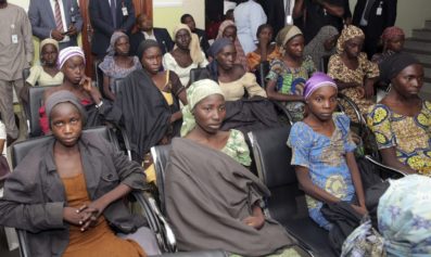 82 Freed Chibok Schoolgirls Arrive In Nigeria's Capital