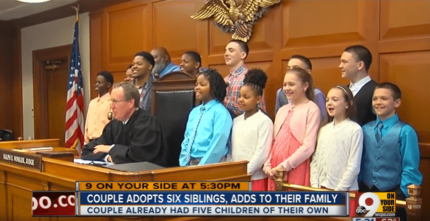 Black Ohio Couple Honors Their Pact to Not Separate Siblings, Adopts All 6 Children