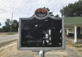 Historical Marker Honoring Emmett Till Defaced in Mississippi