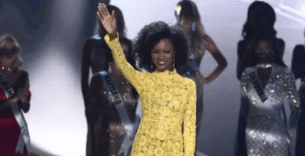Former Miss USA Credits Her Mother with Giving Her the Courage to Debut Natural Hair On World Stage