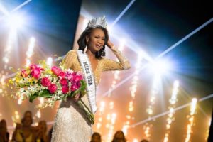 Deshauana Barber, 26, of District of Columbia was crowned Miss USA 2016 Sunday night at the T-Moblie Arena in Las Vegas. Photo courtesy of MissUniverse.com