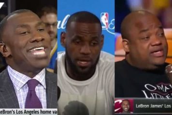 Jason Whitlock and Shannon Sharpe Have Vastly Different Reactions to LeBron's Home Vandalism