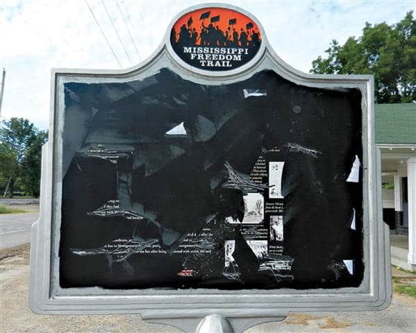 Weeks After Being Vandalized Sign Honoring Emmett Till Rededicated In Special Ceremony
