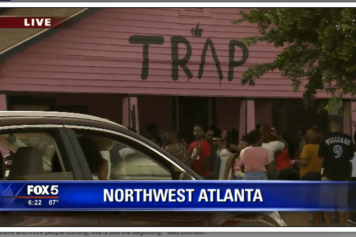 Community Activists Use 2-Chainz's Pink Trap House to Host Church Service, Neighbors Want House Gone