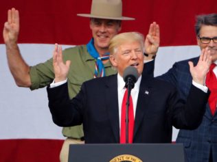 Some Parents Angered as Trump Urges 'Loyalty' at Boy Scout Jamboree, Encourages Booing of Barack Obama