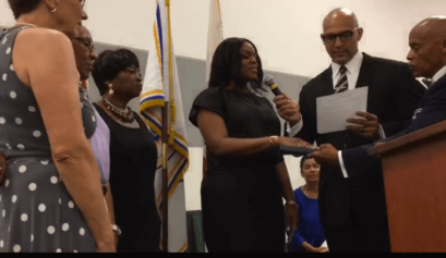 History-Making Compton Mayor Aja Brown Sworn In for Second Term