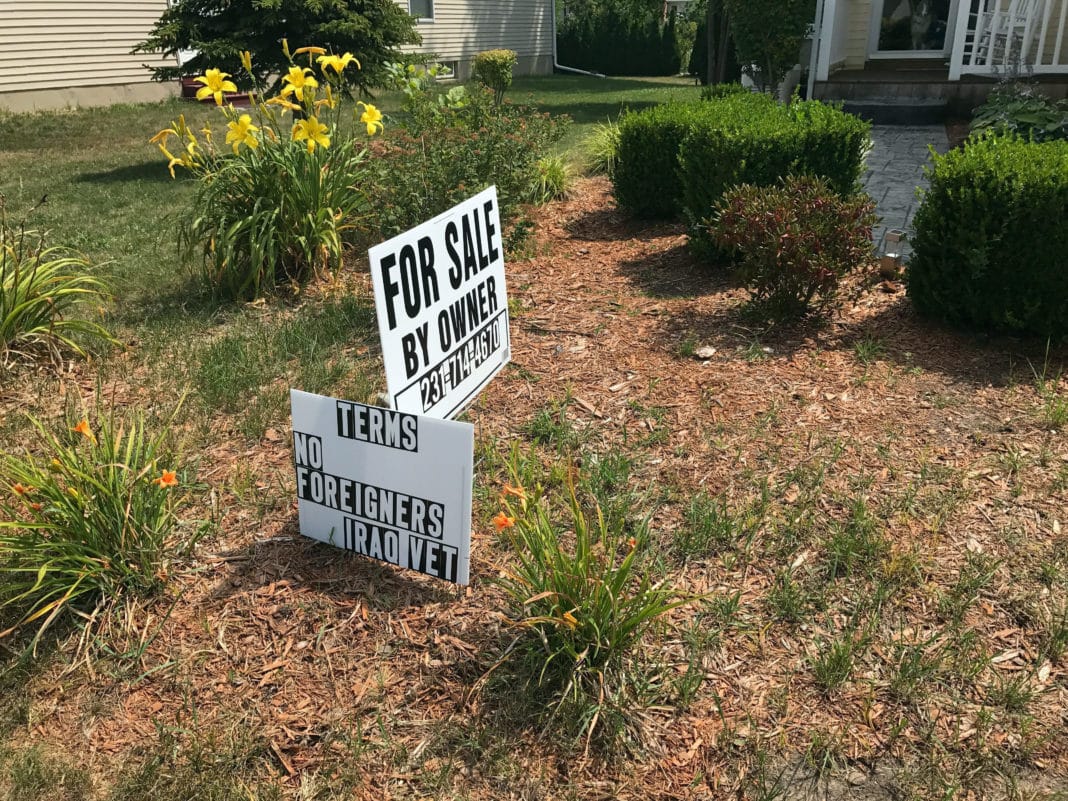 Civil Rights Officials Say 'No Foreigners' House Sale Sign Violates ...