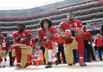 A Year After Kaepernick's Protest Began, He's Still Jobless and America Is More Divided Than Ever